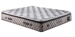 Saltea ortopedică Borjen de 33 cm infuzată cu minerale de Bor, sistem Pocket Spring și pad fix pentru confort suplimentar.